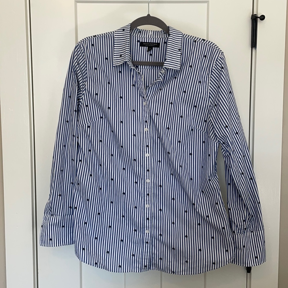 Riley Tailored Fit Button Down Banana Republic